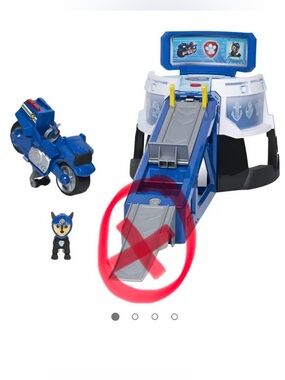 Paw Patrol Moto HQ Playset with Sounds and Chase and Motorcycle (Sounds Work)